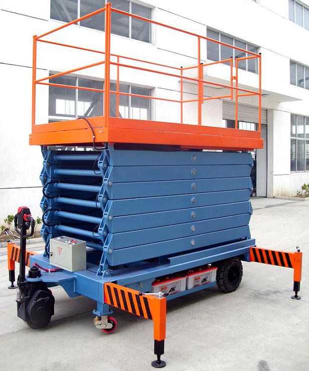 玉树助力行走剪叉式高空作业平台